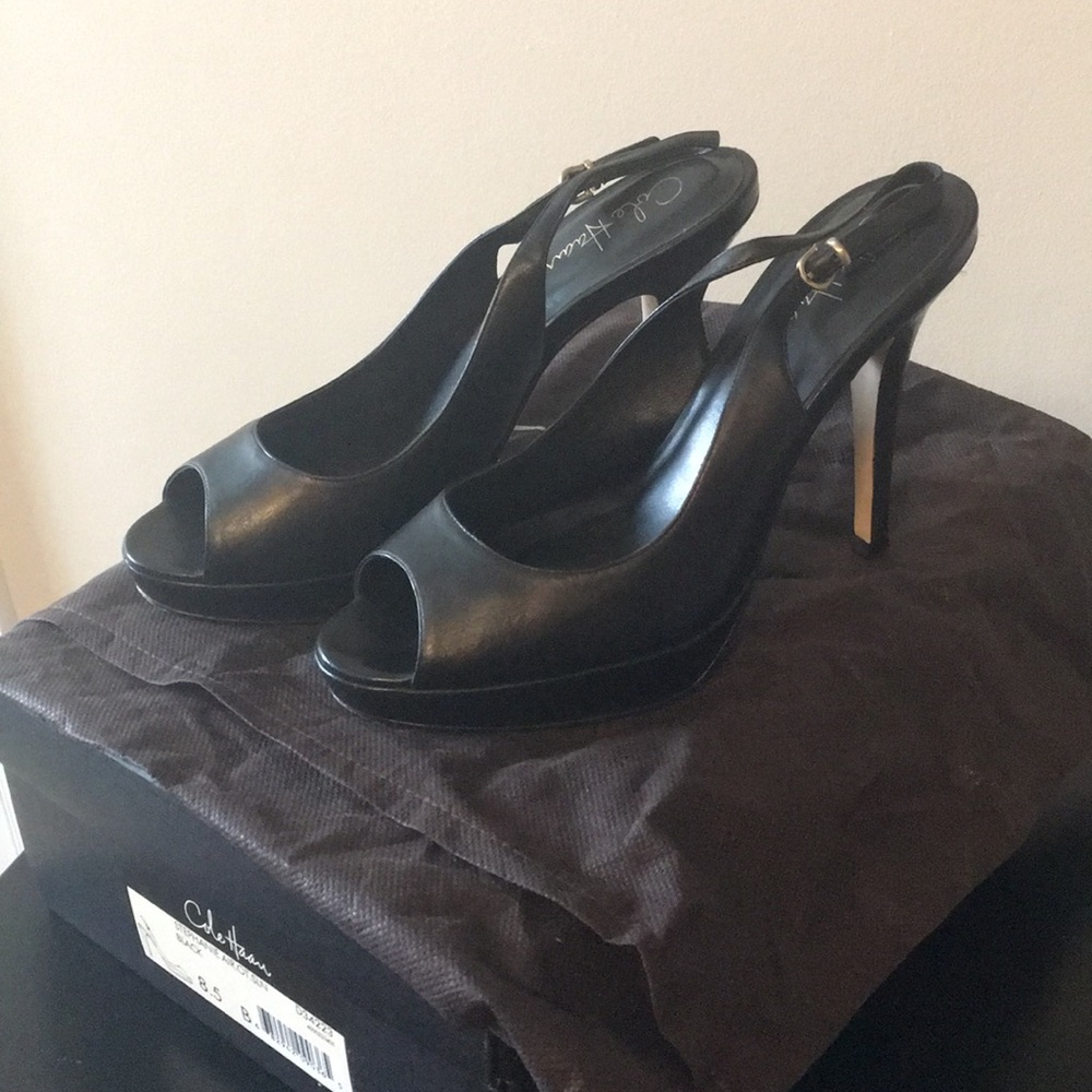 Cole Haan Black Stephanie Air Heels